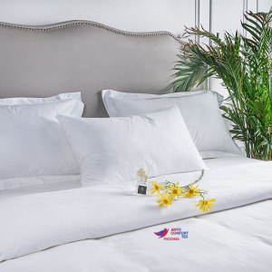 Față de Pernă Albă Ranforce – Bumbac 100% pentru Hoteluri și Pensiuni